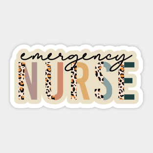 Emergency Nurse Living that Nurse Life Sticker